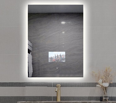 اشتري 1 واحصل على 1 مجانًا ------ مرآة حمام Fitbathmirror المضيئة مع تلفزيون