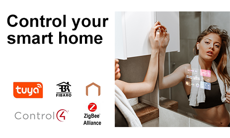 هل تدعم مرآة Fitbathmirror الذكية جهاز Zigbee؟