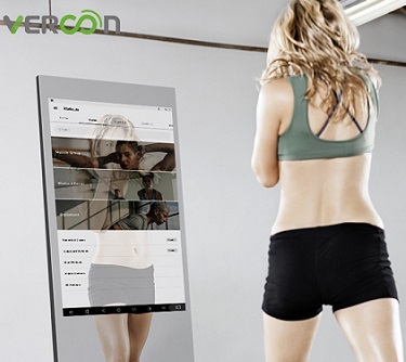 مرآة Fitbathmirror Gym الذكية للتدريب على اللياقة البدنية